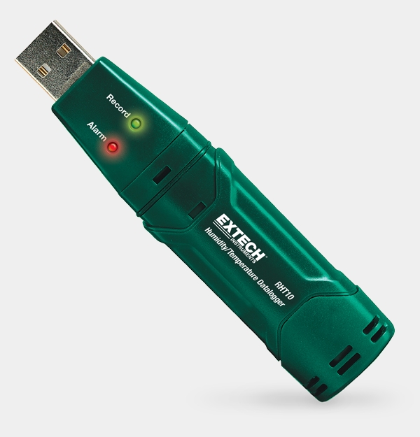 Extech RHT10湿度和温度 USB 数据记录仪